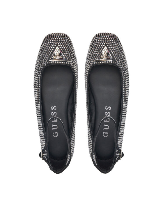 Guess Балетки Guess FLPLVS SAT02 Чорний