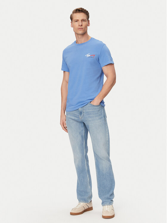 Tommy Jeans Tommy Jeans Camiseta DM0DM22538 Azul Slim Fit