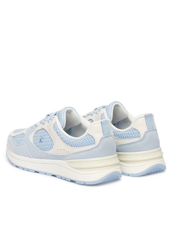 Tommy Hilfiger Superge Tommy Hilfiger Th Mix Material Runner FW0FW09306 Modra