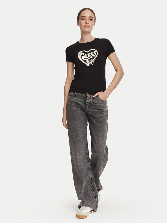 Guess Guess Camiseta V6YI09 K4276 Negro Slim Fit