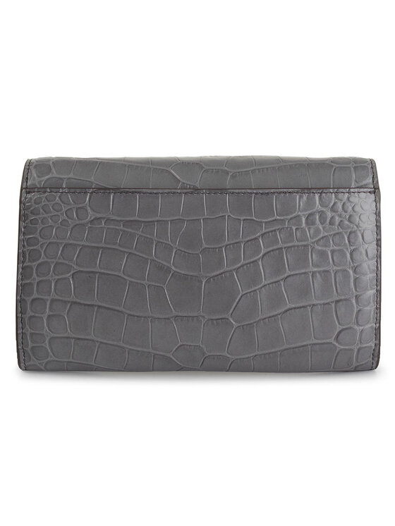 Tory Burch Geantă Tory Burch Robinson Embossed Chain Wallet 56641 Gri