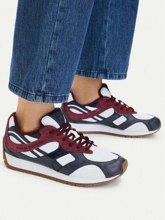 Tommy Hilfiger Snīkeri Tommy Hilfiger Th Modern Runner Mix Mat FW0FW09098 Daudzkrāsains