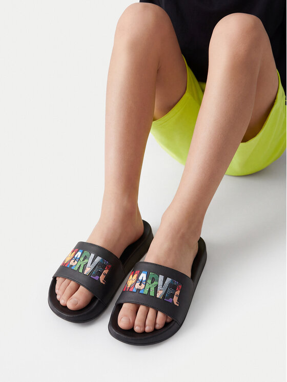 Avengers Παντόφλες Avengers CEO-AW25-340AVMV Μαύρο
