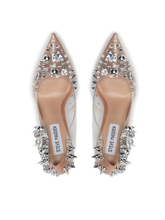 Steve Madden Augstpapēžu kurpes Steve Madden Veronicka SM11001794-02002-494 Sudraba