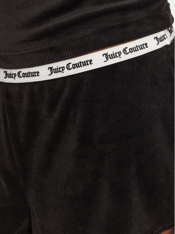 Juicy Couture Juicy Couture Піжамні шорти Austyn JCLHS125502 Чорний Regular Fit