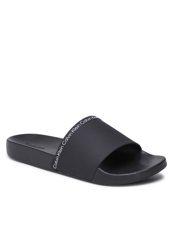 Calvin Klein Nazouváky Calvin Klein Pool Slide Rubber HM0HM00981 Černá