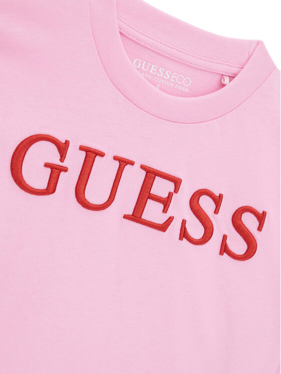 Guess Guess Camiseta J6RI11 KCNQ4 Rosa Oversize