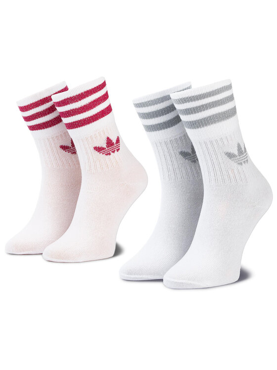 adidas Ilgos kojinės adidas Mid Cut Glt Sck ED5906 Balta