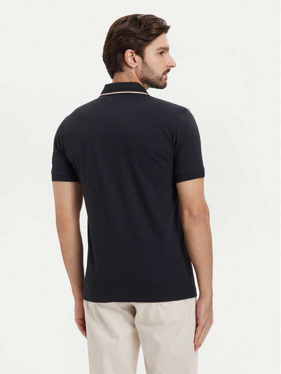 BOSS BOSS Polo Pl Goc Birdie Paule 50559365 Azul marino Slim Fit