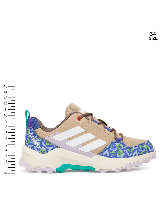 adidas Трекінгові черевики adidas Minecraft Terrex Ax4R Hiking JR1298 Бежевий