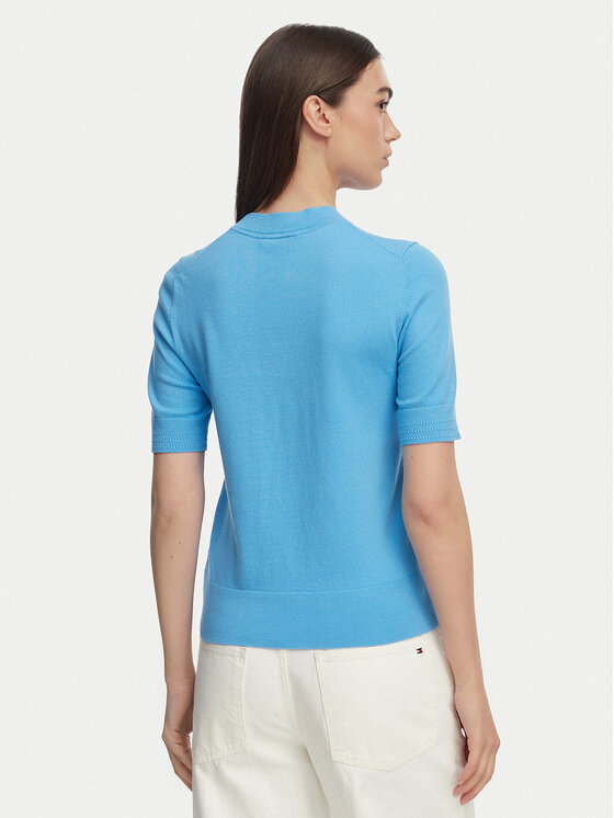 Tommy Hilfiger Tommy Hilfiger Πουλόβερ WW0WW49705 Μπλε Slim Fit