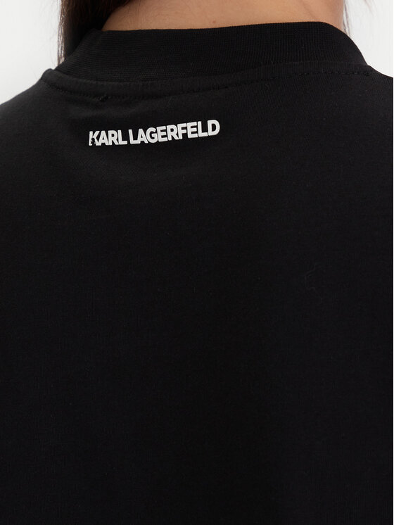 KARL LAGERFELD KARL LAGERFELD T-shirt A1W17013 Crna Relaxed Fit