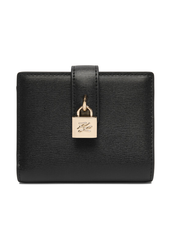 KARL LAGERFELD Denarnica KARL LAGERFELD B1W32047 Črna
