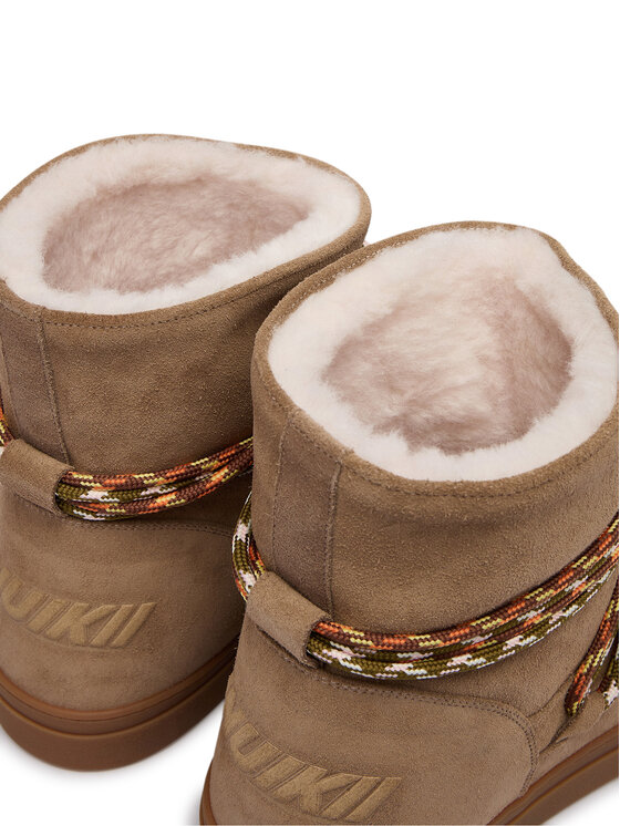 Inuikii Μπότες Χιονιού Inuikii Suede Double 2001.003.0201.250 Μπεζ