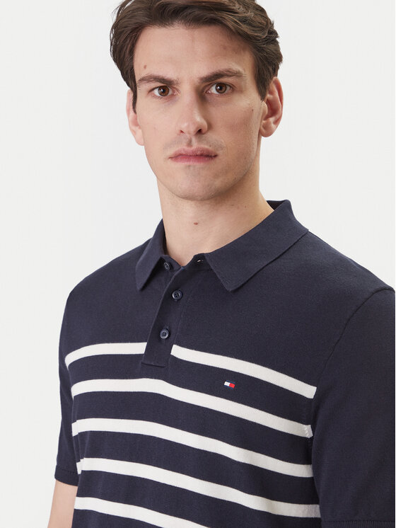 Tommy Hilfiger Tommy Hilfiger Polo Essential MW0MW37396 Azul marino Regular Fit
