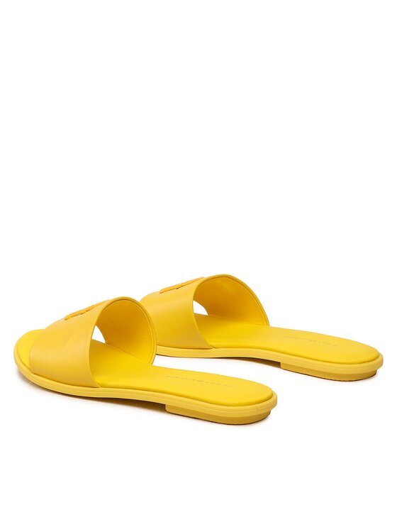 Tommy Hilfiger Nazouváky Tommy Hilfiger Th Pop Mule FW0FW07097 Žlutá