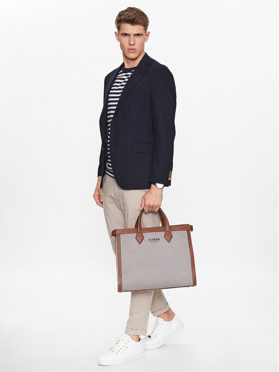 Guess Taška Guess New Wanderluxe HMNEWW P3236 Béžová