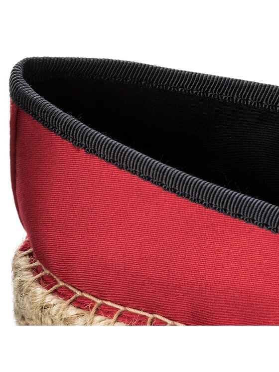 Tommy Hilfiger Espadrillas Tommy Hilfiger Th Sequins Espadrille FW0FW02412 Rosso