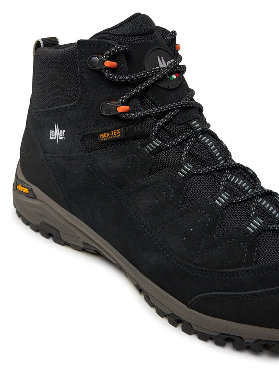 Lomer Трекінгові черевики Lomer Sella High Mtx Suede 30047/A Чорний