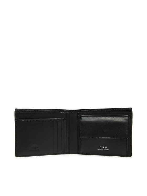 Guess Portfel Guess SMMTCF LEA20 Czarny
