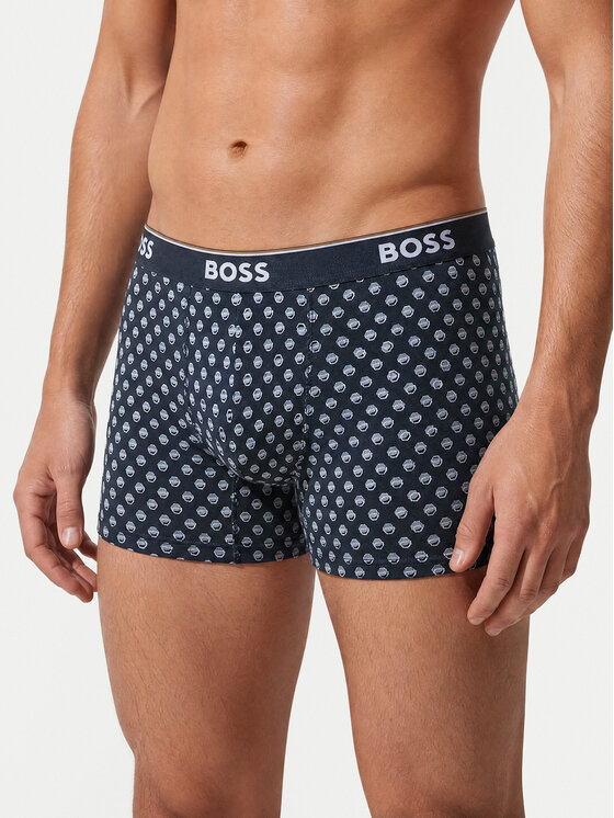BOSS BOSS Conjunto de calzoncillos boxer BoxerBr 3P Power Des 50554438 Azul marino
