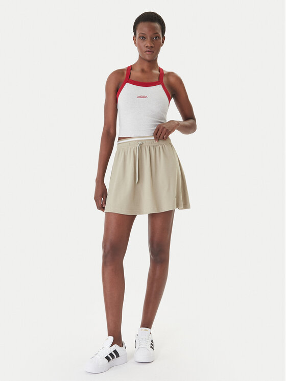 adidas adidas Топ 158661 Сірий Slim Fit