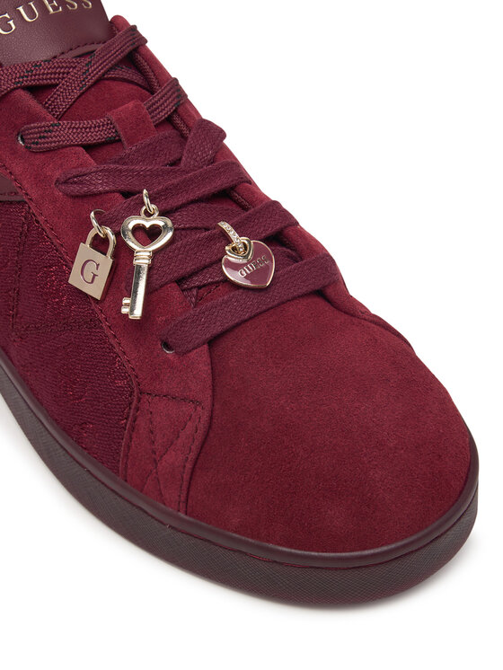 Guess Sneakersy Guess FLFJAR FAL12 Bordová