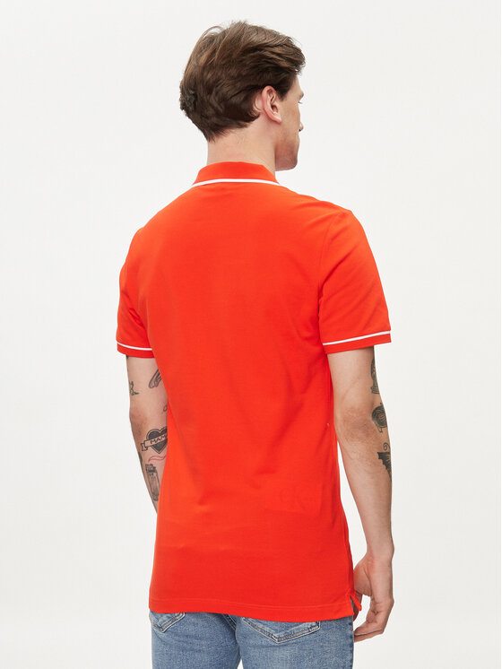 Calvin Klein Jeans Calvin Klein Jeans Polo majica J30J315603 Rdeča Slim Fit