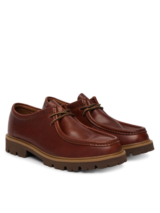 Clarks Туфлі Clarks Cleyhill Seam 26186417 Коричневий