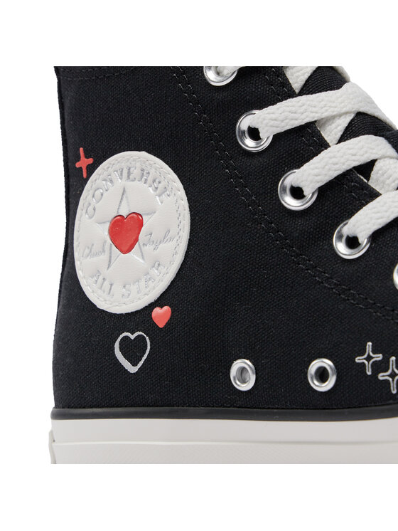 Converse Teniși Converse Chuck Taylor All Star Y2K Heart A09116C Negru
