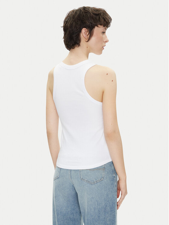 Pepe Jeans Pepe Jeans Топ Marian PL506035 Білий Slim Fit