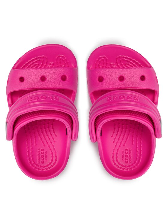 Crocs Klapki Crocs Classic Kids Sandal T 207537 Różowy