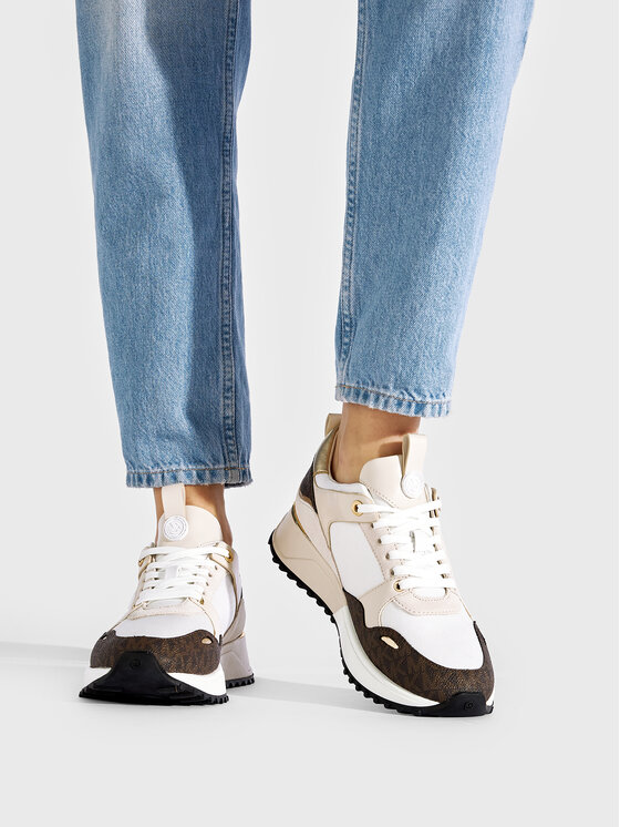 MICHAEL Michael Kors Laisvalaikio batai MICHAEL Michael Kors Theo Trainer 43F1THFS1B Balta