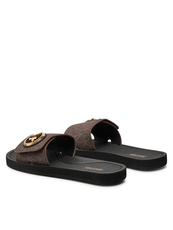MICHAEL Michael Kors Ciabatte MICHAEL Michael Kors Mk Charm Slide 40R4MKFA1B Marrone