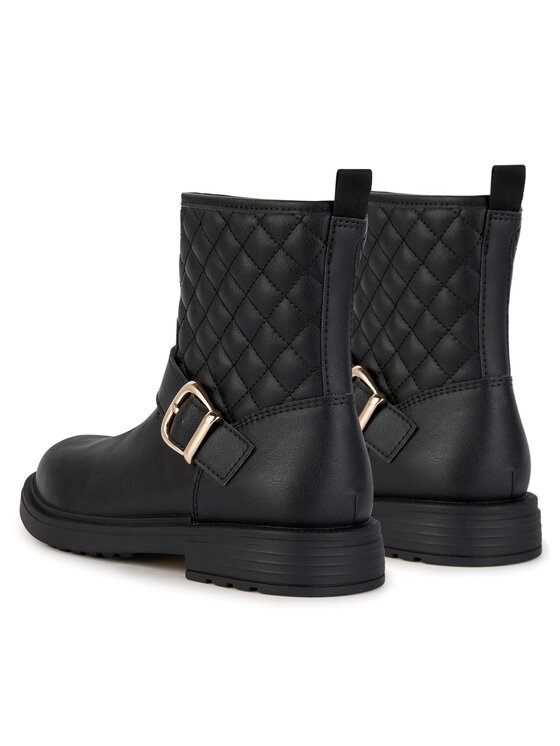 Geox Kozačky Geox J Eclair Girl J369QI 000BC C9999 M Černá