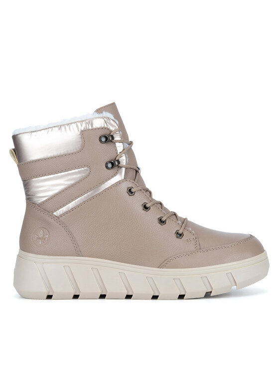 Rieker Зимни обувки Rieker Y3504-20 Бежов