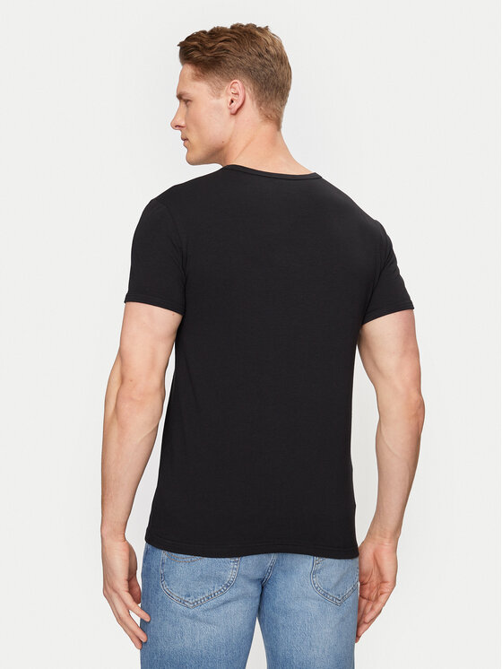 Versace Versace Футболка AUU01004 Чорний Regular Fit