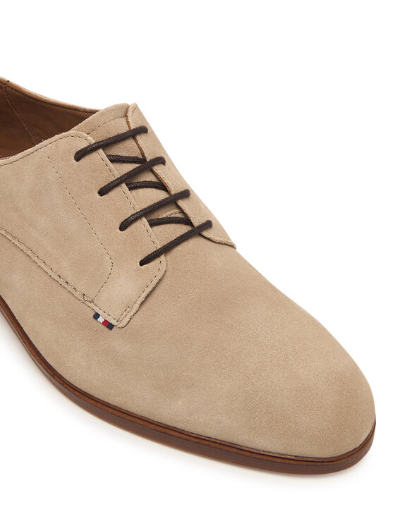 Tommy Hilfiger Nizki čevlji Tommy Hilfiger Dress FM0FM05776 Bež