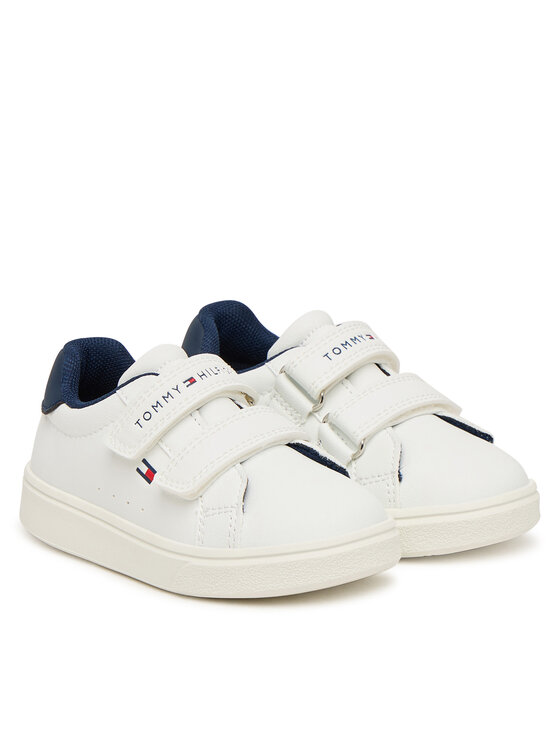 Tommy Hilfiger Sneakers Tommy Hilfiger Low Cut Velcro Sneaker T1X9-35216-1355 M Bianco
