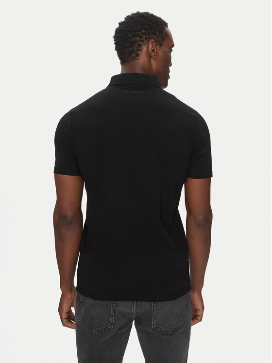 KARL LAGERFELD KARL LAGERFELD Polo 745750 500221 Crna Regular Fit