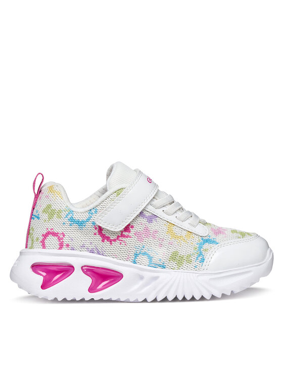 Geox Laisvalaikio batai Geox J Assister Girl J45E9B 0GFHH C0653 D Balta
