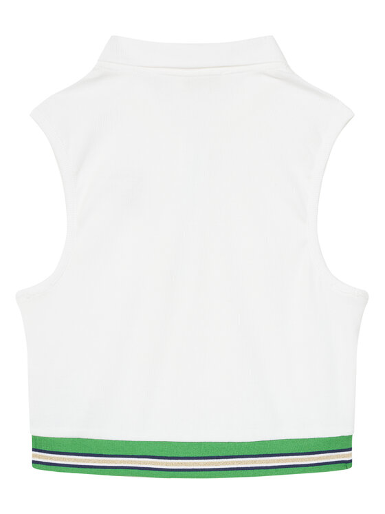 Original Marines Original Marines Поло DFP5184YF Білий Cropped Fit