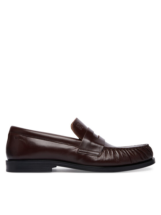 Calvin Klein Lordsi Calvin Klein Ess Rubber Loafer Wr Pol Lth HM0HM02171 Tumši brūna