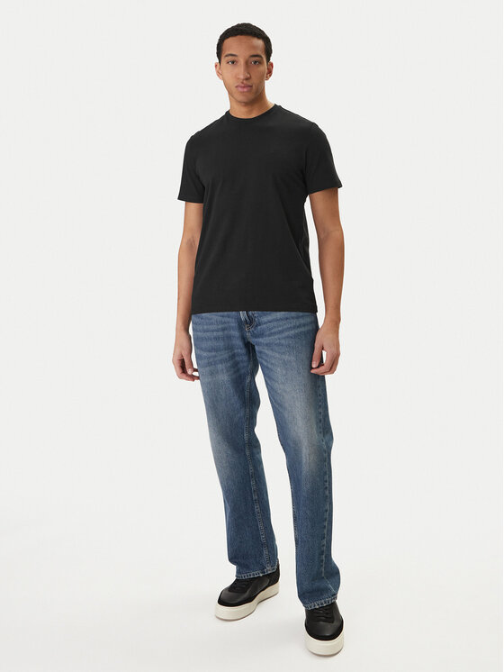 Calvin Klein Jeans Calvin Klein Jeans Camiseta Classic Monogram LV04RD254G Negro Regular Fit