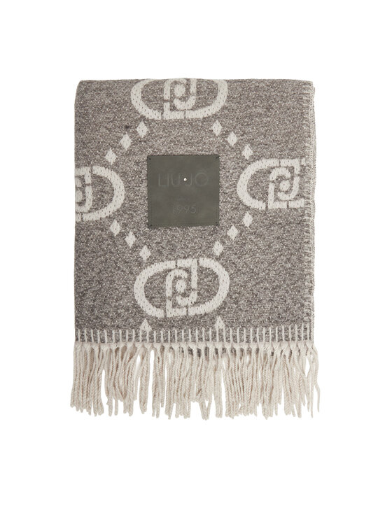 Liu Jo Šál Liu Jo Stola Maxi Oval 2022F5038 T0300 Šedá