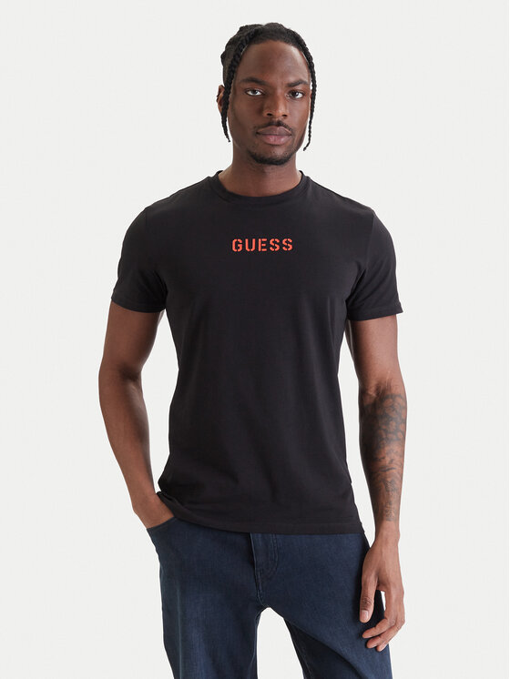 Guess Guess Camiseta U6GM01 K6YW1 Negro Regular Fit