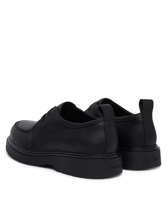 Calvin Klein Félcipő Calvin Klein Combat Apron Laceup Tu Lth HM0HM02245 Fekete