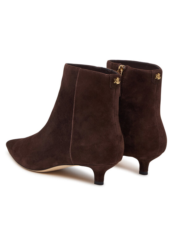 LAUREN RALPH LAUREN Členková obuv LAUREN RALPH LAUREN Frncsa Bt Hl Bo Bte 802P15722002 Hnedá