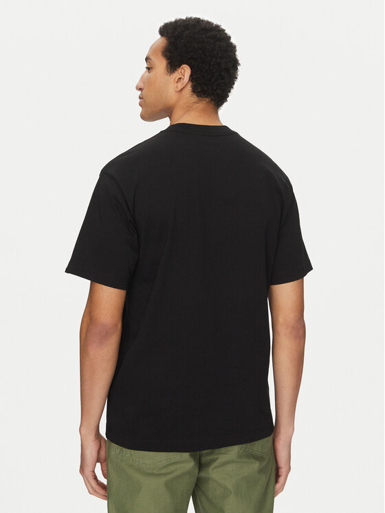 Vans Vans Póló Left Chest II VN000P1P Fekete Loose Fit