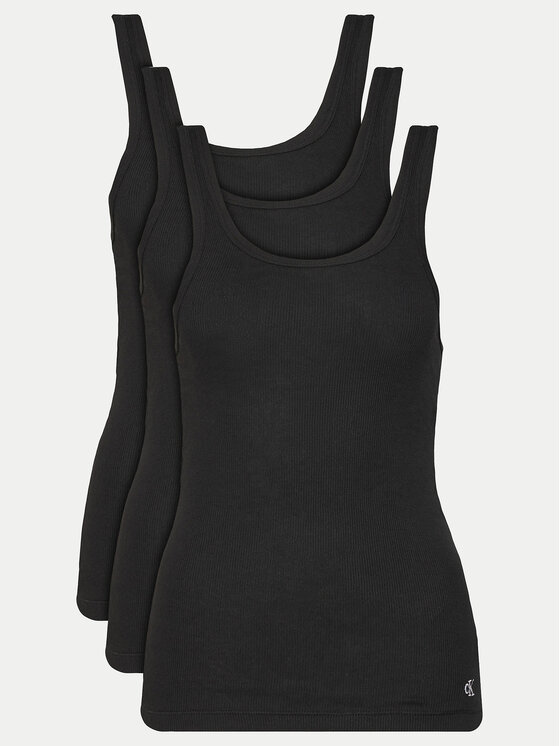 Calvin Klein Underwear Calvin Klein Underwear Topų komplektas LV00QS7493 Juoda Regular Fit